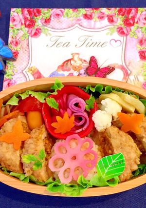 キーマカレーハンバーグのっけ弁当　詰め方-レシピのメイン写真