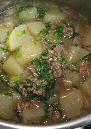 圧力鍋でとろ～り♪大根のあんかけそぼろ煮-レシピのメイン写真