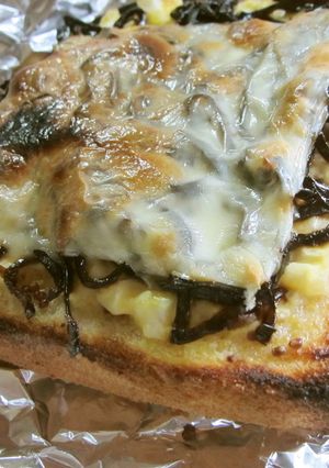 ふじっ子煮トースト-レシピのメイン写真