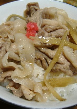 ♪ 豚丼 ♪ゴボウがうまい!-レシピのメイン写真