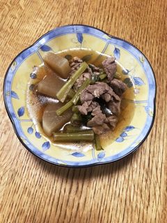 大根と小松菜と豚こま肉のうま煮-レシピのメイン写真