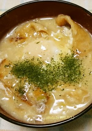 ◆カリカリ油揚げクルトンカップスープ◆-レシピのメイン写真