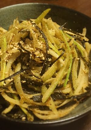勿体ないから、大根の皮と昆布のきんぴら-レシピのメイン写真