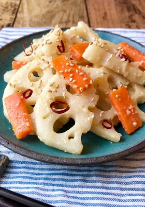 れんこんの味噌炒め-レシピのメイン写真