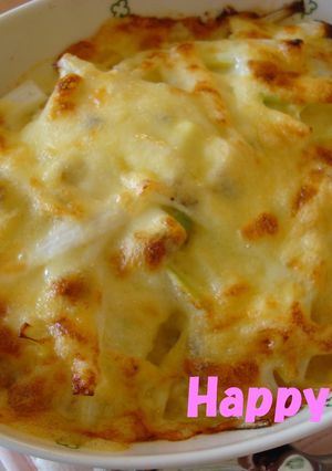 秘密☆アンチョビと長ネギのポテトグラタン-レシピのメイン写真
