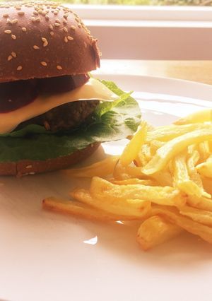 ビーフ&ビーツハンバーガー-レシピのメイン写真