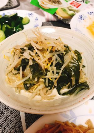もやしとわかめのごまドレサラダ-レシピのメイン写真