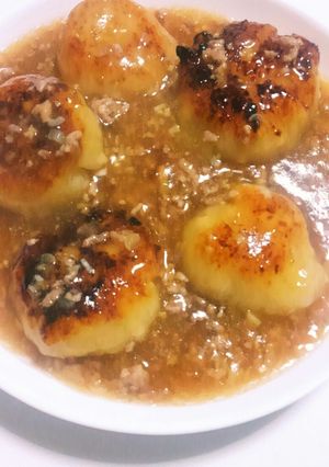 れんこん饅頭のそぼろあんかけ-レシピのメイン写真