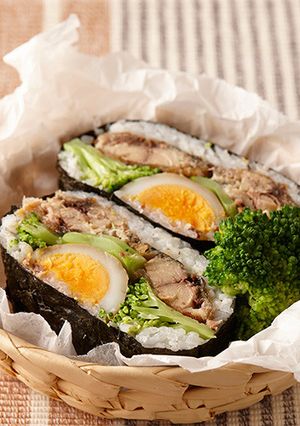 サバ缶レシピ 鯖の竜田揚げおにぎらず-レシピのメイン写真