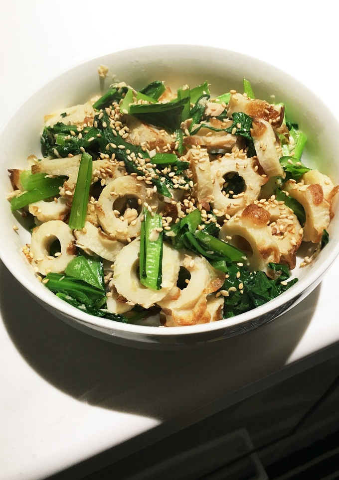 ちくわと小松菜の炒め物-レシピのメイン写真