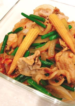 豚肉とニンニクの芽炒め-レシピのメイン写真