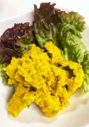 材料3つ☆簡単デリ風かぼちゃサラダ-レシピのメイン写真