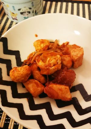 パッと時短鶏むね肉のケチャップ炒め-レシピのメイン写真