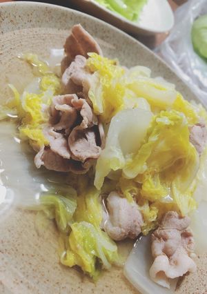 簡単☆豚バラと白菜の煮物-レシピのメイン写真