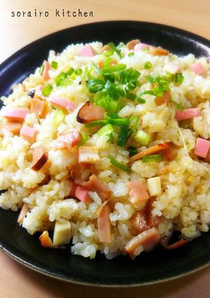 マヨパワー★かまぼこと焼豚のパラパラ炒飯-レシピのメイン写真