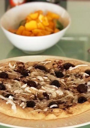 スペルト小麦粉と米粉のフォカッチャピザ-レシピのメイン写真