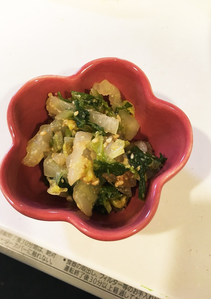 簡単！白菜のゴマ和え-レシピのメイン写真