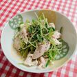 レンジで簡単☆ささみと豆苗やみつきサラダ