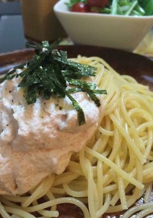 シェーキーズ風たらこクリームスパゲティ-レシピのメイン写真