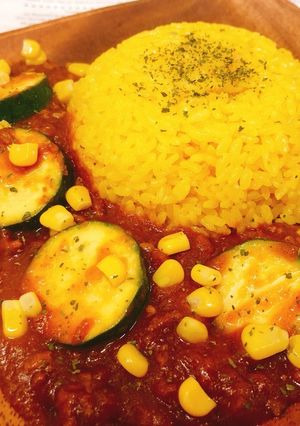 一人暮らしの無水トマトカレー-レシピのメイン写真