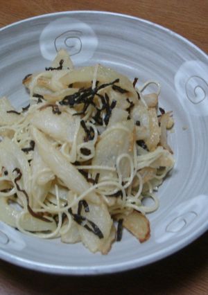 玉ねぎと塩昆布～サラスパで～-レシピのメイン写真