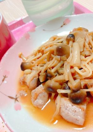 簡単◎きのこバターのチキンソテー-レシピのメイン写真