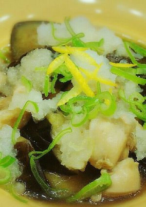 鶏ももとなすのおろし煮-レシピのメイン写真