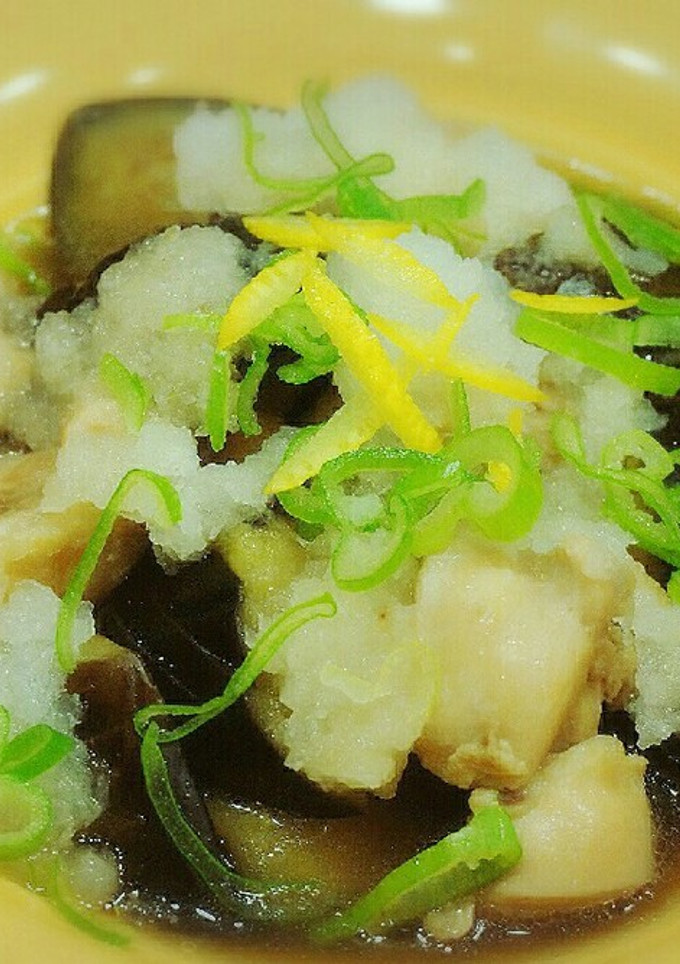 鶏ももとなすのおろし煮-レシピのメイン写真