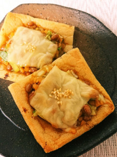 簡単納豆油あげ-レシピのメイン写真