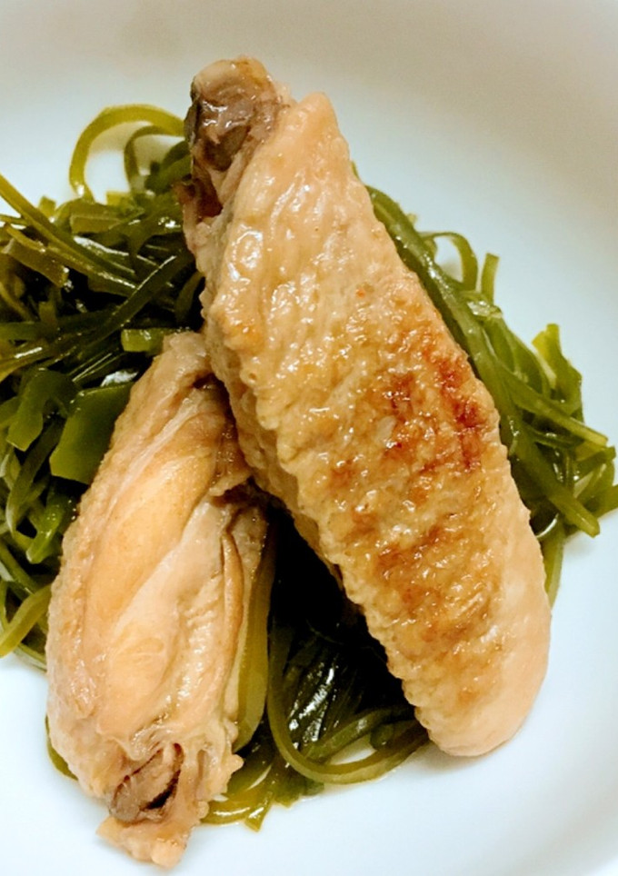 切り昆布のおばんざい(きり昆布と手羽煮)-レシピのメイン写真