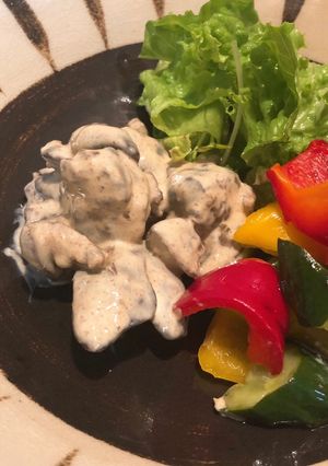 【無印デリ風】鶏レバーからしマヨ和え-レシピのメイン写真