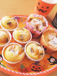 100均ミックス粉で簡単かぼちゃマフィン-レシピのメイン写真
