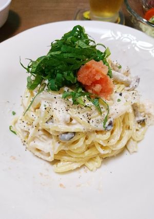 たらこのクリームパスタ-レシピのメイン写真
