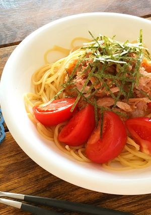 おろしツナスパゲティ-レシピのメイン写真
