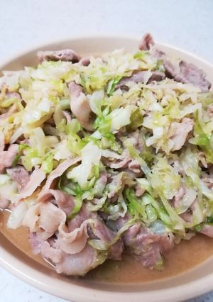 キャベツと豚肉の10分時短炒め-レシピのメイン写真