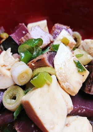 ★鰹のたたきとモッツァレラの簡単一皿★-レシピのメイン写真
