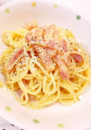 超時短＆簡単 炒めるだけ！カルボナーラ-レシピのメイン写真