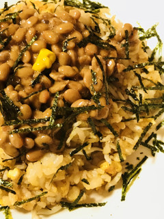 しらす&あとのせ納豆の玉子チャーハン-レシピのメイン写真