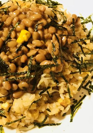 しらす＆あとのせ納豆の玉子チャーハン-レシピのメイン写真