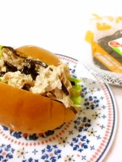 *ふじっ子煮で☆和風ツナサンド*-レシピのメイン写真