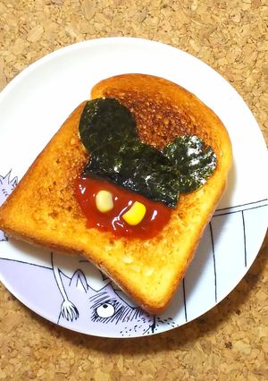 ミッキー♡トースト-レシピのメイン写真