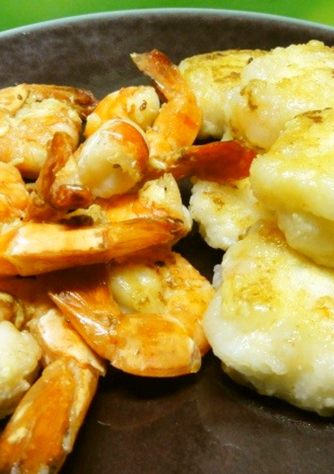 ＊エビとエビ入りつくねのマヨ焼き＊-レシピのメイン写真