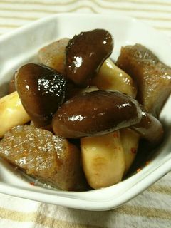 大黒本しめじとこんにゃくの炒め煮-レシピのメイン写真