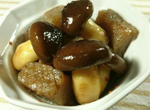 大黒本しめじとこんにゃくの炒め煮-レシピのメイン写真