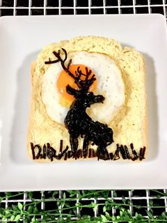 ふじっ子煮☆お絵かきパン-レシピのメイン写真