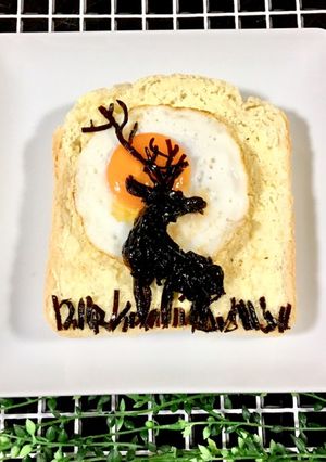 ふじっ子煮☆お絵かきパン-レシピのメイン写真