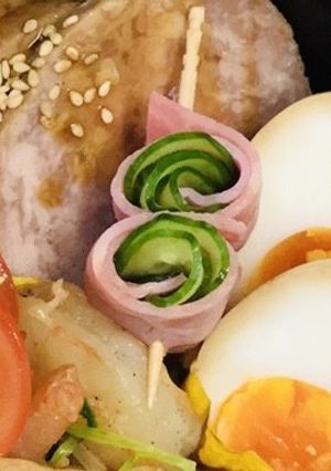 お弁当に❤︎キューリのベーコン巻き-レシピのメイン写真