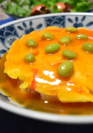 【受験生応援！お夜食に】カニカマ天津飯-レシピのメイン写真