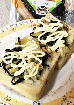 昆布とジャガイモのオープンサンド-レシピのメイン写真
