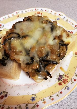 コブ納豆のトースト-レシピのメイン写真